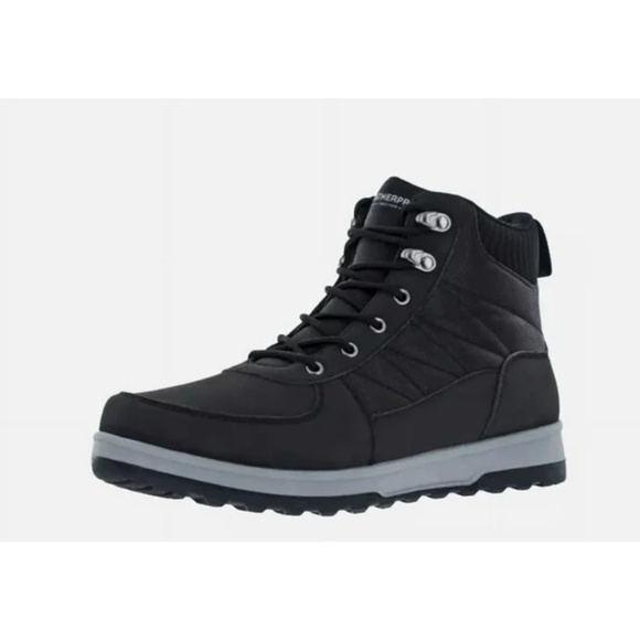 New Weatherproof Men's Durable Upper Stoll Cold Memory Foam Insole Boot Black - Picture 1 of 9